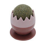Maxbell cat Snacks Catnip Adhesive Treats Toy ball Wall Mount Interactive Red
