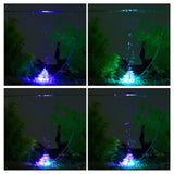 Maxbell Aquarium LED Lights Air Bubble Fish Tank Making Oxygen Submersible Light