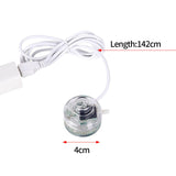 Maxbell Aquarium LED Lights Air Bubble Fish Tank Making Oxygen Submersible Light