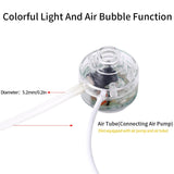 Maxbell Aquarium LED Lights Air Bubble Fish Tank Making Oxygen Submersible Light