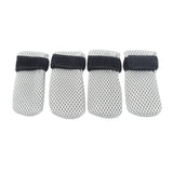 Maxbell 4x Pets Foot Covers Anti Scratch Adjustable Bath Washing Pet Supplies gray S