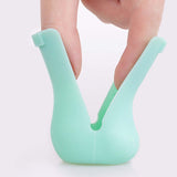 Maxbell 4 Pieces Cat Claw Covers Silicone Adjustable Cat Boots for Bathing Grooming Green