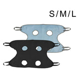 Maxbell Pet Grooming Hammock Cat Dog Restraint Bag Puppy Holder Nail Clipping Blue 81cmx48cm S