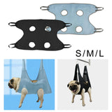 Maxbell Pet Grooming Hammock Cat Dog Restraint Bag Puppy Holder Nail Clipping Blue 81cmx48cm S