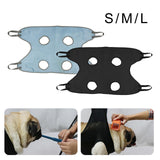 Maxbell Pet Grooming Hammock Cat Dog Restraint Bag Puppy Holder Nail Clipping Blue 81cmx48cm S