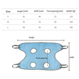 Maxbell Pet Grooming Hammock Cat Dog Restraint Bag Puppy Holder Nail Clipping Blue 92cmx52cm M