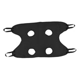 Maxbell Pet Grooming Hammock Cat Dog Restraint Bag Puppy Holder Nail Clipping Black 81cmx48cm S