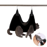 Maxbell Multi Functional Cat Grooming Hammock Helper Restraint Towel Bag for Puppy S Black