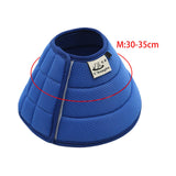 Maxbell Dog Cone Collar Soft Edge Stop Licking Protective Wound Pets Recovery Collar Medium 30-35cm