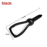 Maxbell Aquarium Fish Tank Coral Pruning Clamp Comfortable Grips Universal Rustproof Black