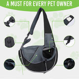 Maxbell Dog Sling Carrier Dog Satchel Carrier Bag Portable Breathable Shoulder Bag S