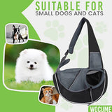 Maxbell Dog Sling Carrier Dog Satchel Carrier Bag Portable Breathable Shoulder Bag M