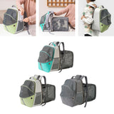Maxbell Pet Carrier Backpack Expandable Dog Backpack for Traveling Cats Small Dogs Blue