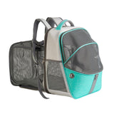 Maxbell Pet Carrier Backpack Expandable Dog Backpack for Traveling Cats Small Dogs Blue
