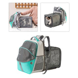 Maxbell Pet Carrier Backpack Expandable Dog Backpack for Traveling Cats Small Dogs Blue