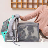 Maxbell Pet Carrier Backpack Expandable Dog Backpack for Traveling Cats Small Dogs Blue