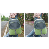Maxbell Pet Carrier Backpack Expandable Dog Backpack for Traveling Cats Small Dogs Green
