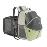 Maxbell Pet Carrier Backpack Expandable Dog Backpack for Traveling Cats Small Dogs Green