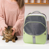 Maxbell Pet Carrier Backpack Expandable Dog Backpack for Traveling Cats Small Dogs Green