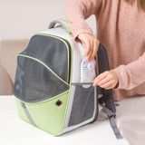 Maxbell Pet Carrier Backpack Expandable Dog Backpack for Traveling Cats Small Dogs Green