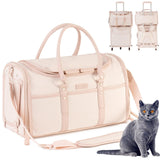 Maxbell Cat Carrier Bag Pet Travel Transport Bag Pet Bag for Dog Sightseeing Outdoor Pink