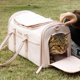 Maxbell Cat Carrier Bag Pet Travel Transport Bag Pet Bag for Dog Sightseeing Outdoor Pink