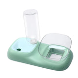 Maxbell Dog Cat Double Bowl Food and Water Bowl Lightweight Smooth Surface Durable