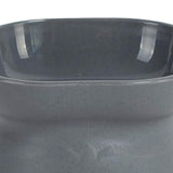Maxbell Elevated Cat Bowls Tilted Upper and Lower Bowls Stylish Durable Cat Dishes Grey