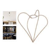 Maxbell Pendant Lamp Shade Decoration Woven for Bedroom Dining Room Living Room 24cmx22cm