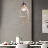 Maxbell Pendant Lamp Shade Decoration Woven for Bedroom Dining Room Living Room 13.5cmx24cm