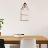 Maxbell Pendant Lamp Shade Decoration Woven for Bedroom Dining Room Living Room 13.5cmx24cm