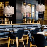 Maxbell Pendant Lamp Shade Decoration Woven for Bedroom Dining Room Living Room 23cmx22cm