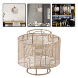 Maxbell Pendant Lamp Shade Decoration Woven for Bedroom Dining Room Living Room 23cmx22cm