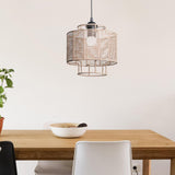 Maxbell Pendant Lamp Shade Decoration Woven for Bedroom Dining Room Living Room 23cmx22cm