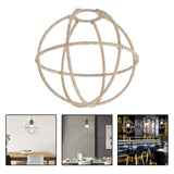 Maxbell Pendant Lamp Shade Decoration Woven for Bedroom Dining Room Living Room 18.5cmx17cm