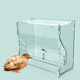 Maxbell Automatic Bird Feeder Feeding Device Food Container for Parrot Parakeet 15cmx7.8cmx14.2cm