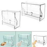 Maxbell Automatic Bird Feeder Feeding Device Food Container for Parrot Parakeet 15cmx7.8cmx14.2cm