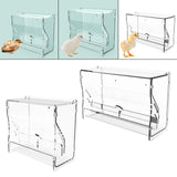 Maxbell Automatic Bird Feeder Feeding Device Food Container for Parrot Parakeet 15cmx7.8cmx14.2cm