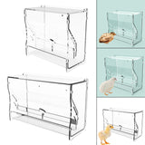 Maxbell Automatic Bird Feeder Feeding Device Food Container for Parrot Parakeet 15cmx7.8cmx14.2cm