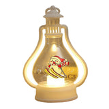 Maxbell Creative Christmas Lantern Xmas Lights Tealight for Wedding Garden Tabletop snowman