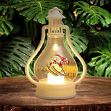 Maxbell Creative Christmas Lantern Xmas Lights Tealight for Wedding Garden Tabletop snowman