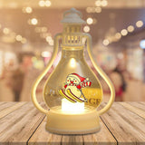 Maxbell Creative Christmas Lantern Xmas Lights Tealight for Wedding Garden Tabletop snowman