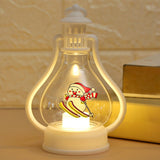 Maxbell Creative Christmas Lantern Xmas Lights Tealight for Wedding Garden Tabletop snowman