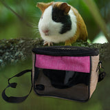 Maxbell Small Hamster Carrier Handbag Cage Transport Guinea Pig Kitten Traveling S