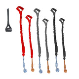 Maxbell Dog Outdoor Bungee Hanging Toy Interactive Durable Tugger Tether Tug Toy Black