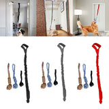 Maxbell Dog Outdoor Bungee Hanging Toy Interactive Durable Tugger Tether Tug Toy Black