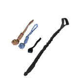 Maxbell Dog Outdoor Bungee Hanging Toy Interactive Durable Tugger Tether Tug Toy Black