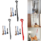 Maxbell Dog Outdoor Bungee Hanging Toy Interactive Durable Tugger Tether Tug Toy Black