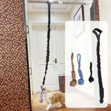 Maxbell Dog Outdoor Bungee Hanging Toy Interactive Durable Tugger Tether Tug Toy Black