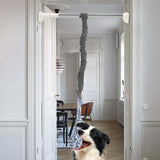 Maxbell Dog Outdoor Bungee Hanging Toy Interactive Durable Tugger Tether Tug Toy Grey